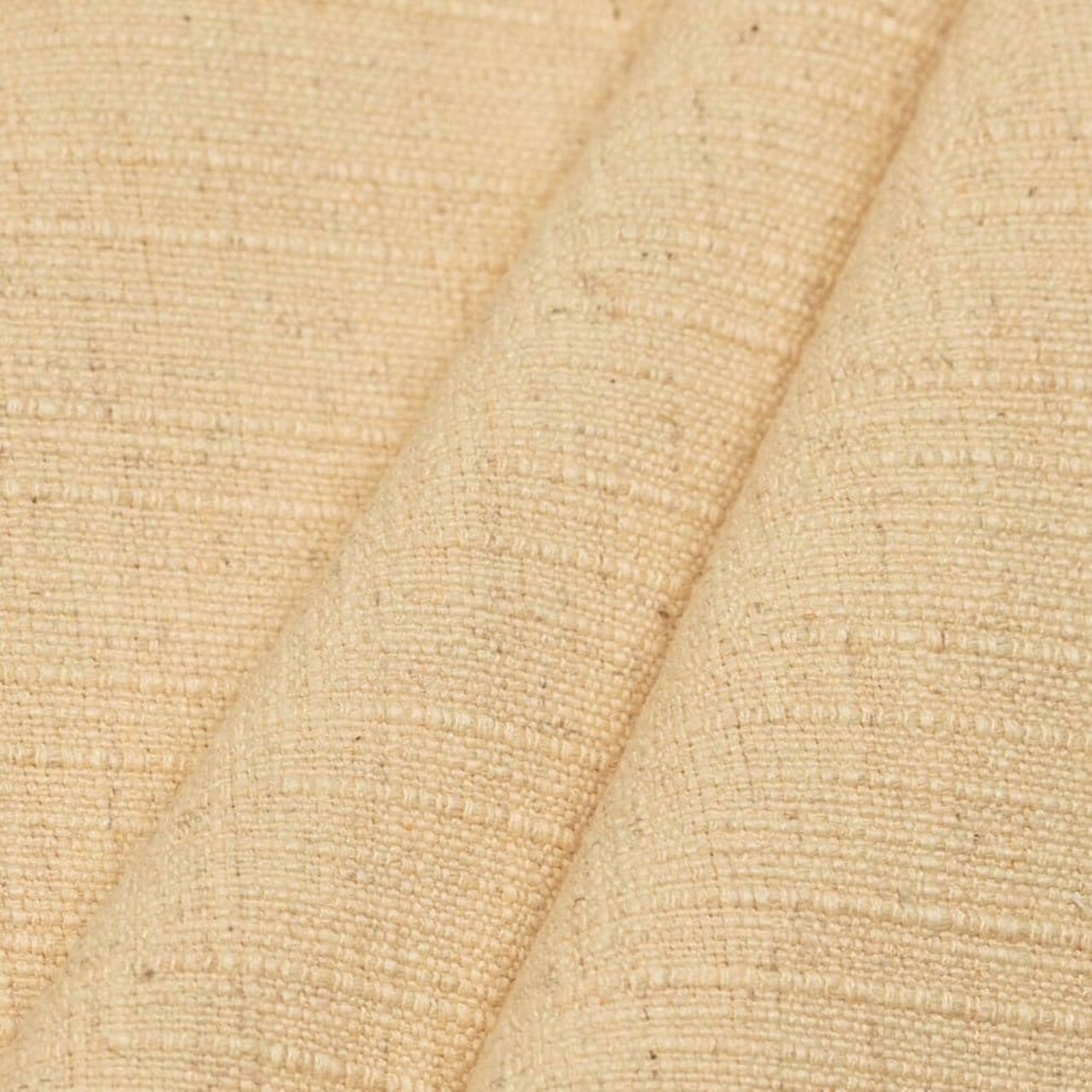 Yellow Linen Look Textured Upholstery Fabric by The Yard - SKU: Giselle Maize
